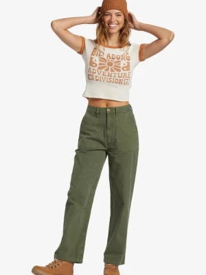 T-shirt z nadrukiem Billabong biały