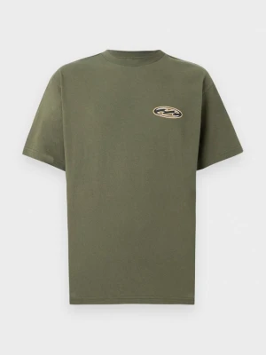 T-shirt z nadrukiem Billabong butelkowa zieleń