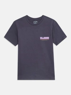T-shirt z nadrukiem Billabong ciemnoszary