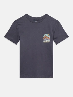 T-shirt z nadrukiem Billabong ciemnoszary