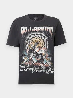 T-shirt z nadrukiem Billabong czarny