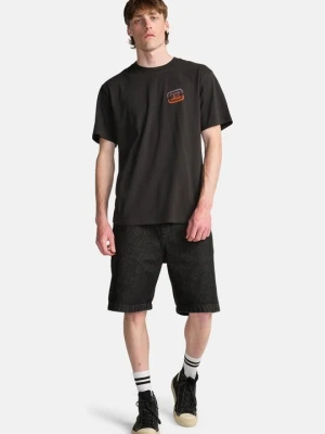T-shirt z nadrukiem Billabong czarny