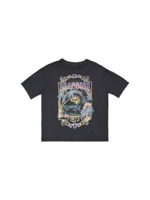 T-shirt z nadrukiem Billabong czarny