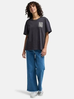 T-shirt z nadrukiem Billabong czarny