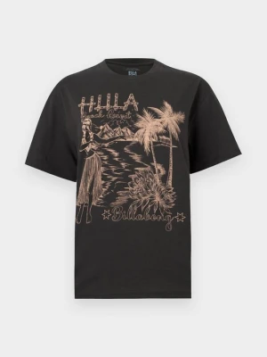 T-shirt z nadrukiem Billabong czarny