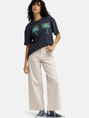 T-shirt z nadrukiem Billabong czarny