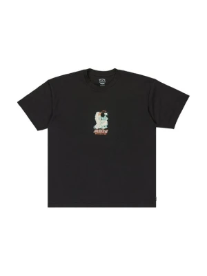 T-shirt z nadrukiem Billabong czarny