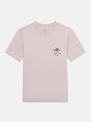 T-shirt z nadrukiem Billabong liliowy