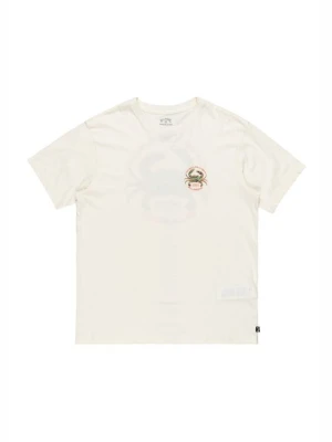 T-shirt z nadrukiem Billabong mleczny