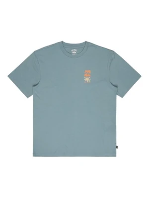 T-shirt z nadrukiem Billabong niebieski