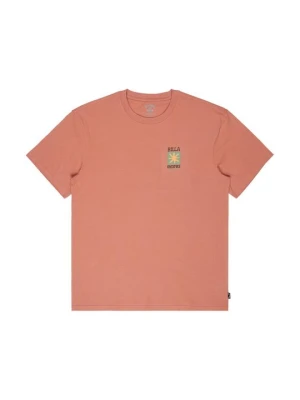 T-shirt z nadrukiem Billabong różowy