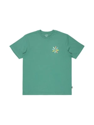 T-shirt z nadrukiem Billabong zielony