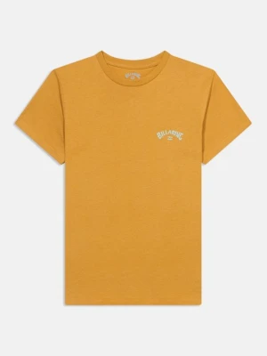 T-shirt z nadrukiem Billabong żółty