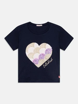 T-shirt z nadrukiem Billieblush granatowy