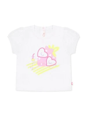 T-shirt z nadrukiem Billieblush biały