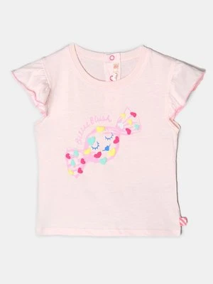 T-shirt z nadrukiem Billieblush różowy