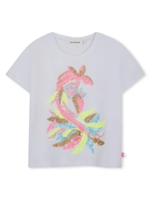 T-shirt z nadrukiem Billieblush biały