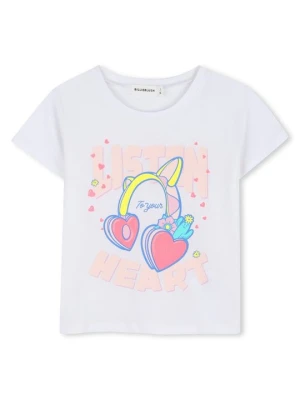 T-shirt z nadrukiem Billieblush biały