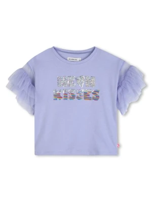 T-shirt z nadrukiem Billieblush liliowy