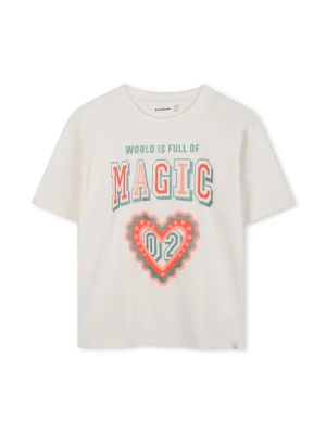 T-shirt z nadrukiem Billieblush mleczny