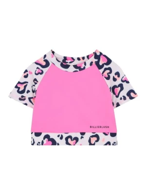 T-shirt z nadrukiem Billieblush różowy
