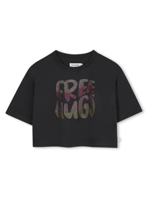 T-shirt z nadrukiem Billieblush szary