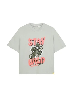 T-shirt z nadrukiem Billieblush zielony