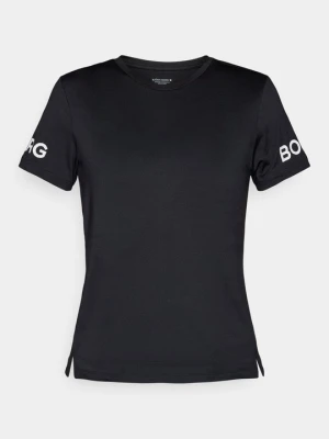 T-shirt z nadrukiem Björn Borg czarny