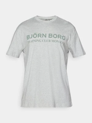T-shirt z nadrukiem Björn Borg jasnoszary