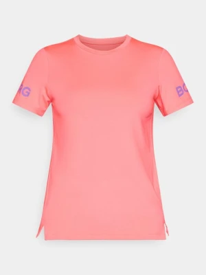 T-shirt z nadrukiem Björn Borg różowy