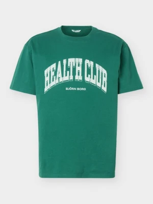 T-shirt z nadrukiem Björn Borg zielony