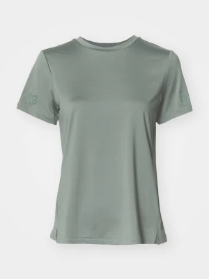T-shirt z nadrukiem Björn Borg zielony melanż