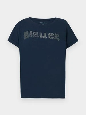 T-shirt z nadrukiem Blauer