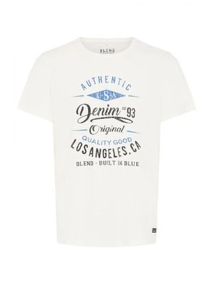 Zdjęcie produktu T-shirt z nadrukiem Blend mleczny