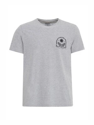 T-shirt z nadrukiem Blend szary