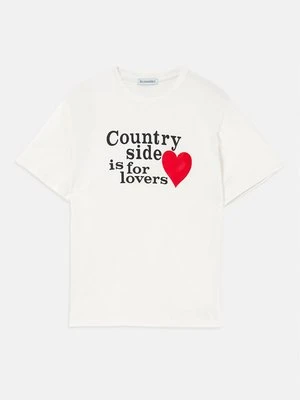 T-shirt z nadrukiem BLUEMARBLE