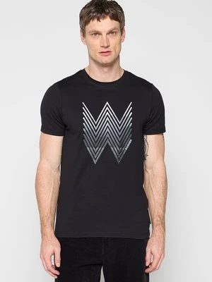 T-shirt z nadrukiem Bogner czarny