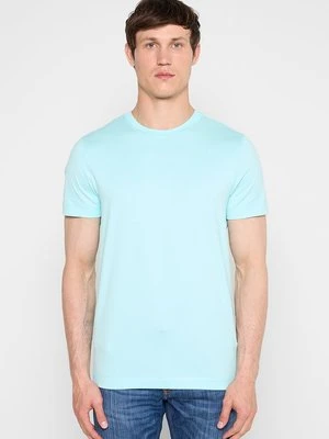 T-shirt z nadrukiem Bogner niebieski