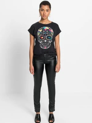 T-shirt z miękkiego materiału z domieszką wiskozy bonprix
