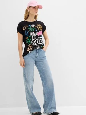 T-shirt z nadrukiem bonprix
