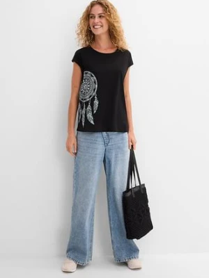 T-shirt z nadrukiem bonprix