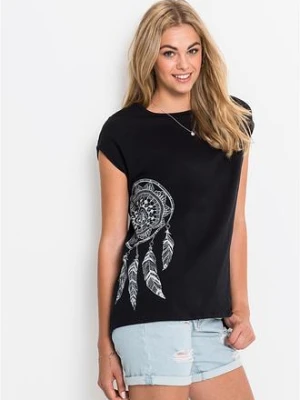 Zdjęcie produktu T-shirt z nadrukiem BonPrix czarny