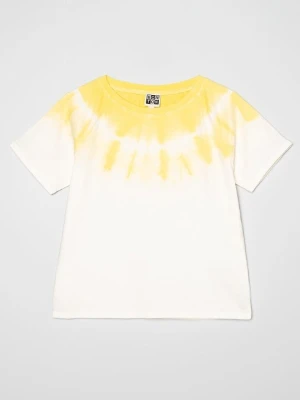 T-shirt z nadrukiem Bonton żółty