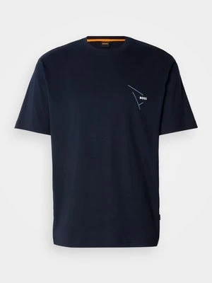 Zdjęcie produktu T-shirt z nadrukiem Boss granatowy