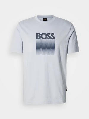 Zdjęcie produktu T-shirt z nadrukiem Boss jasnoszary