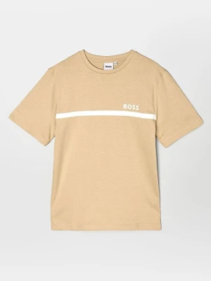 T-shirt z nadrukiem Boss kamień