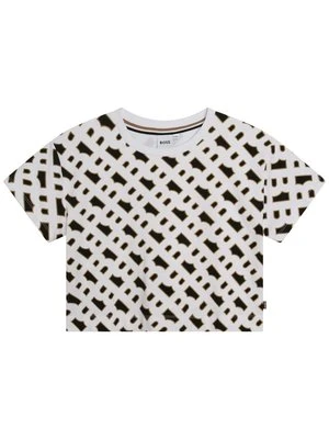 T-shirt z nadrukiem BOSS Kidswear