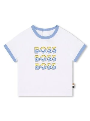 T-shirt z nadrukiem BOSS Kidswear