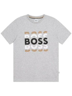 T-shirt z nadrukiem BOSS Kidswear