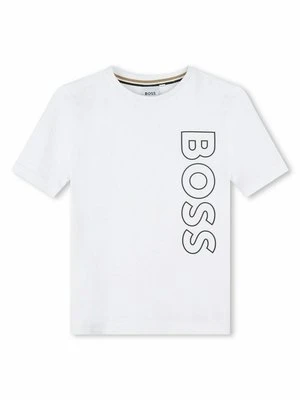 T-shirt z nadrukiem BOSS Kidswear